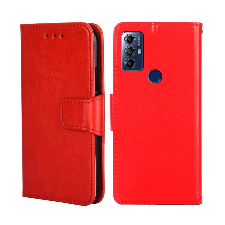 For Motorola Moto G Play 2023 Crystal Texture Leather Phone Case
