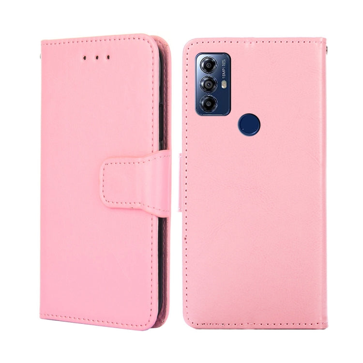 For Motorola Moto G Play 2023 Crystal Texture Leather Phone Case