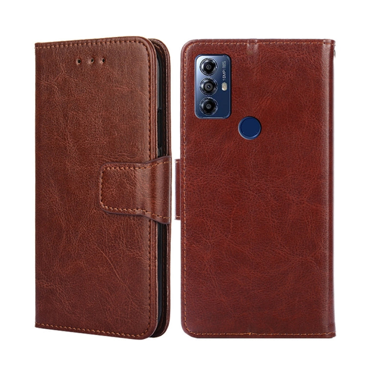 For Motorola Moto G Play 2023 Crystal Texture Leather Phone Case