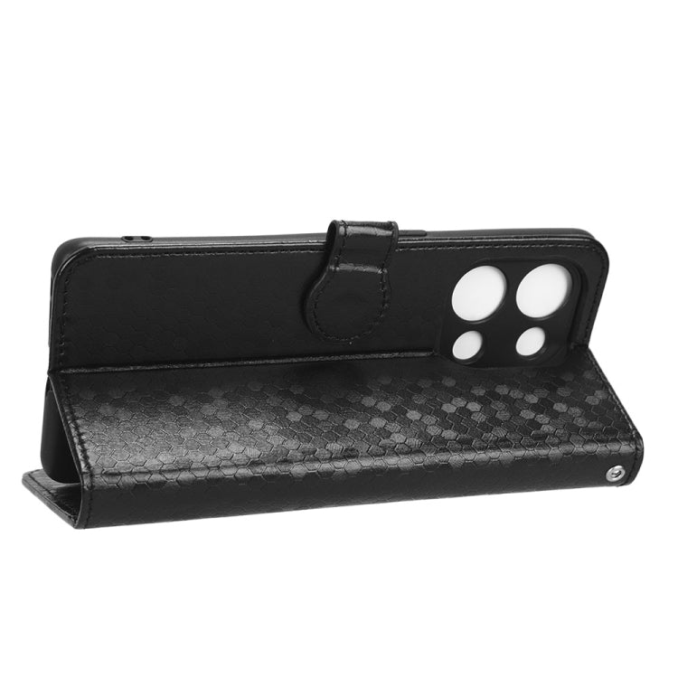 For OPPO Reno9 Pro Honeycomb Dot Texture Leather Phone Case