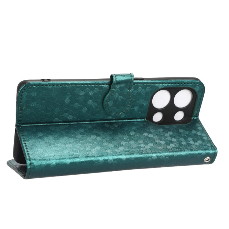 For OPPO Reno9 Pro Honeycomb Dot Texture Leather Phone Case