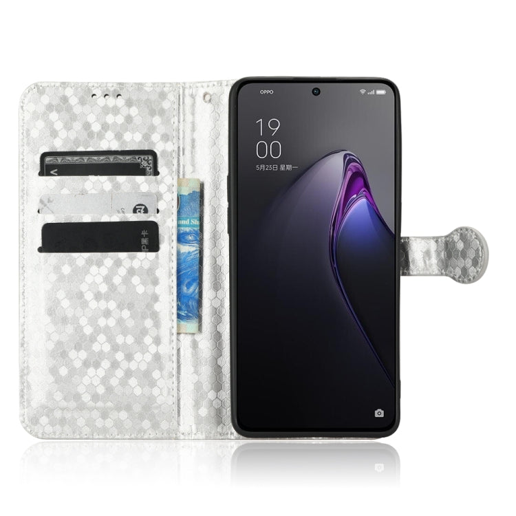 For OPPO Reno8 Pro+ 5G Honeycomb Dot Texture Leather Phone Case