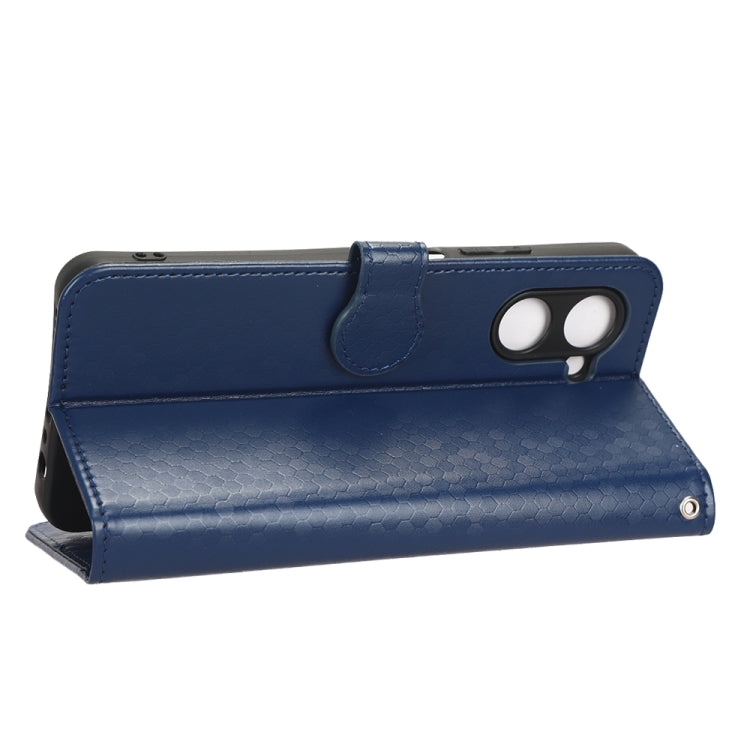 For Realme C22 4G Honeycomb Dot Texture Leather Phone Case