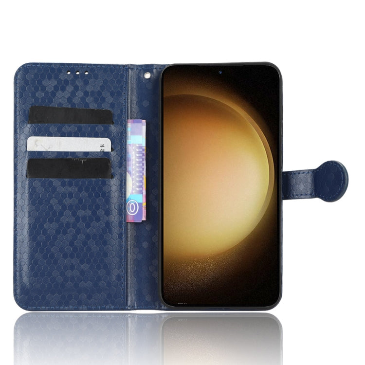 For Samsung Galaxy S23 5G Honeycomb Dot Texture Leather Phone Case
