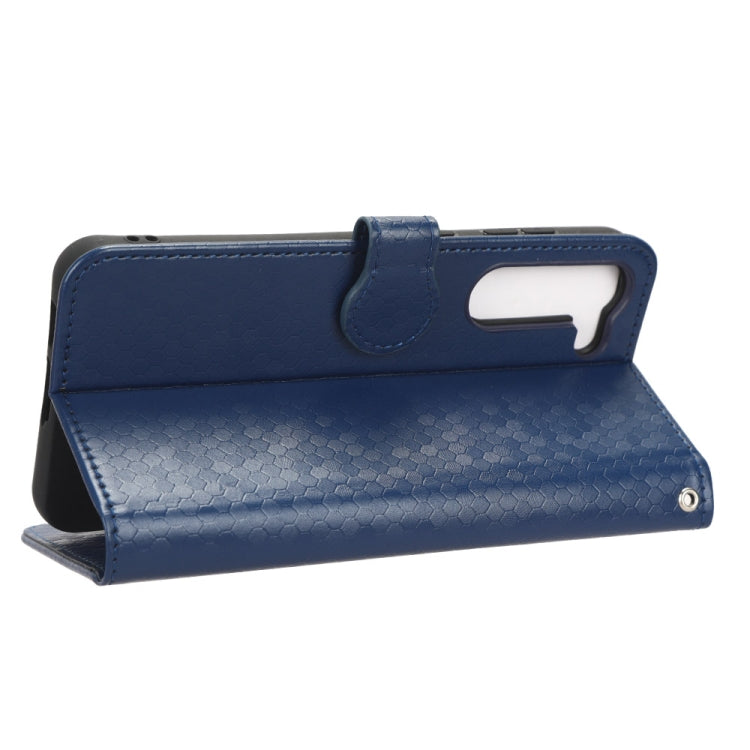 For Samsung Galaxy S23 5G Honeycomb Dot Texture Leather Phone Case