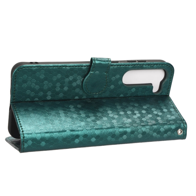 For Samsung Galaxy S23 5G Honeycomb Dot Texture Leather Phone Case