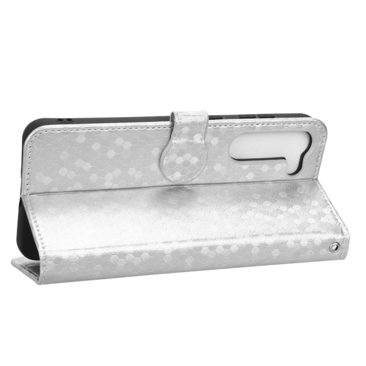 For Samsung Galaxy S23 5G Honeycomb Dot Texture Leather Phone Case