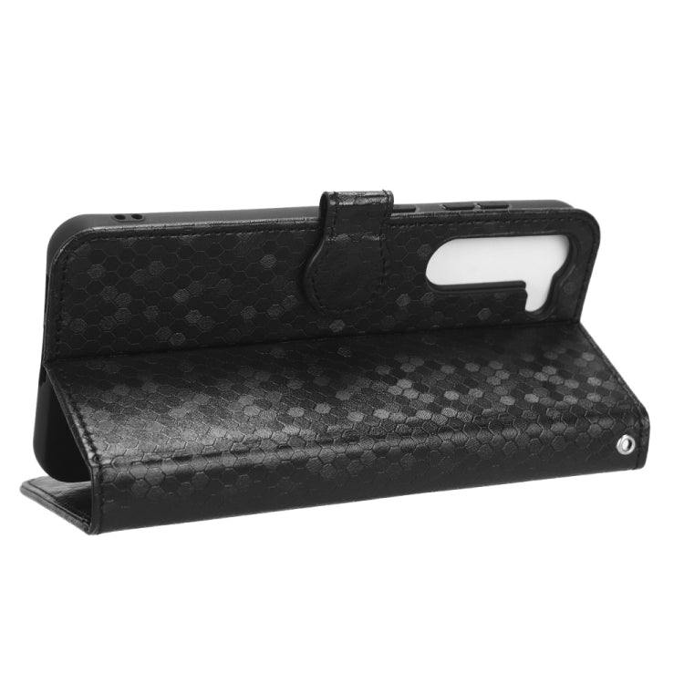 For Samsung Galaxy S23+ 5G Honeycomb Dot Texture Leather Phone Case