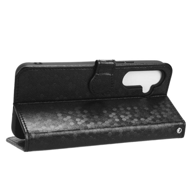 For Samsung Galaxy A54 5G Honeycomb Dot Texture Leather Phone Case