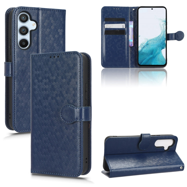 For Samsung Galaxy A54 5G Honeycomb Dot Texture Leather Phone Case
