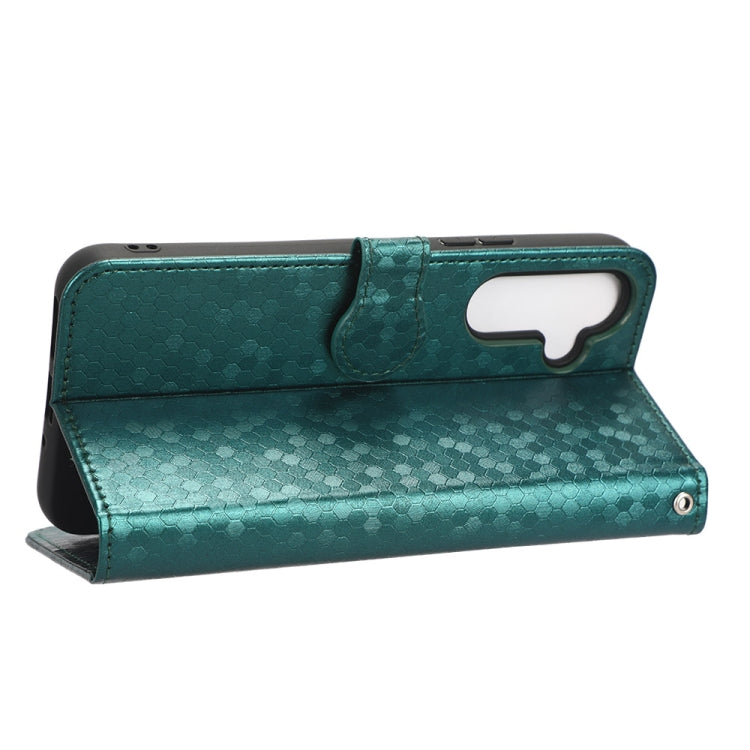 For Samsung Galaxy A54 5G Honeycomb Dot Texture Leather Phone Case