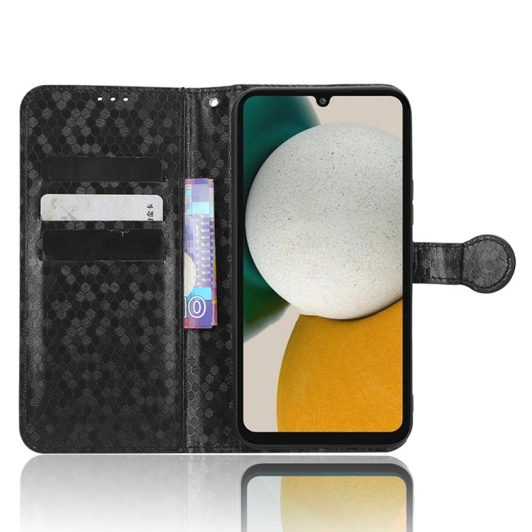 For Samsung Galaxy A34 5G Honeycomb Dot Texture Leather Phone Case