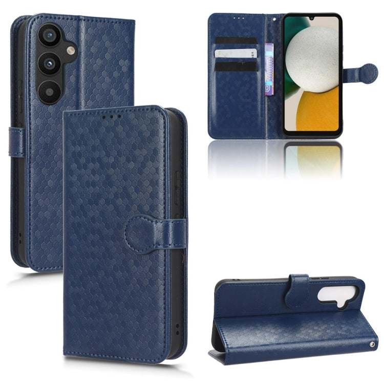 For Samsung Galaxy A34 5G Honeycomb Dot Texture Leather Phone Case