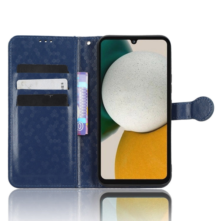For Samsung Galaxy A34 5G Honeycomb Dot Texture Leather Phone Case