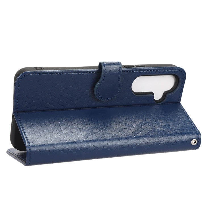 For Samsung Galaxy A34 5G Honeycomb Dot Texture Leather Phone Case