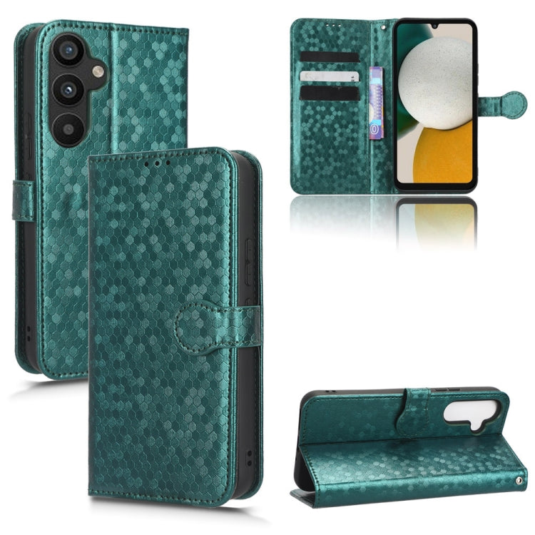 For Samsung Galaxy A34 5G Honeycomb Dot Texture Leather Phone Case