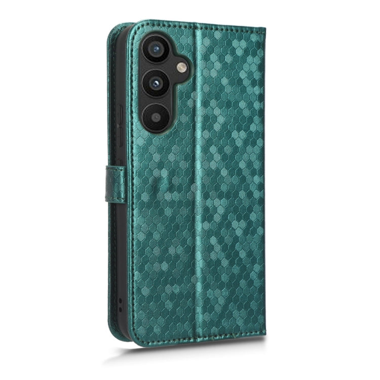 For Samsung Galaxy A34 5G Honeycomb Dot Texture Leather Phone Case