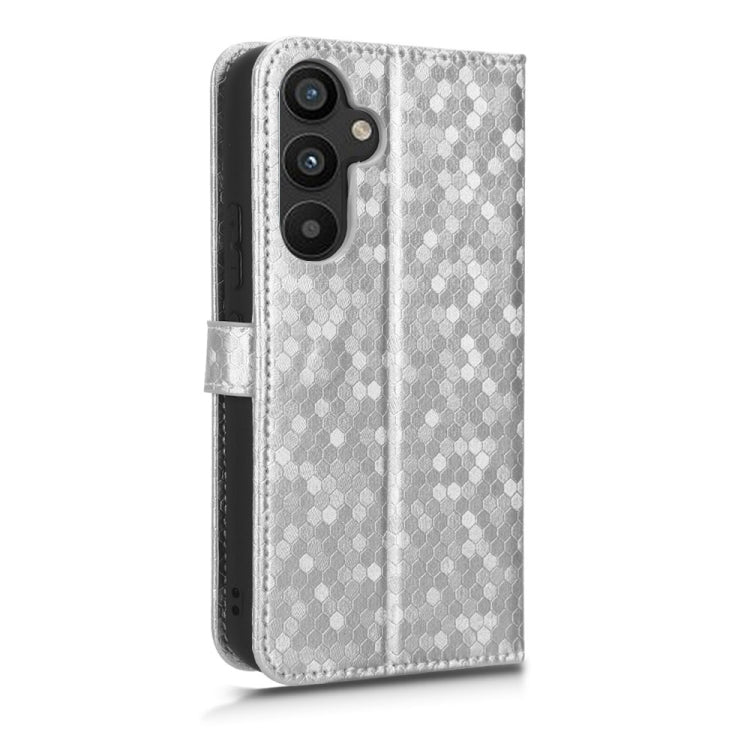 For Samsung Galaxy A34 5G Honeycomb Dot Texture Leather Phone Case