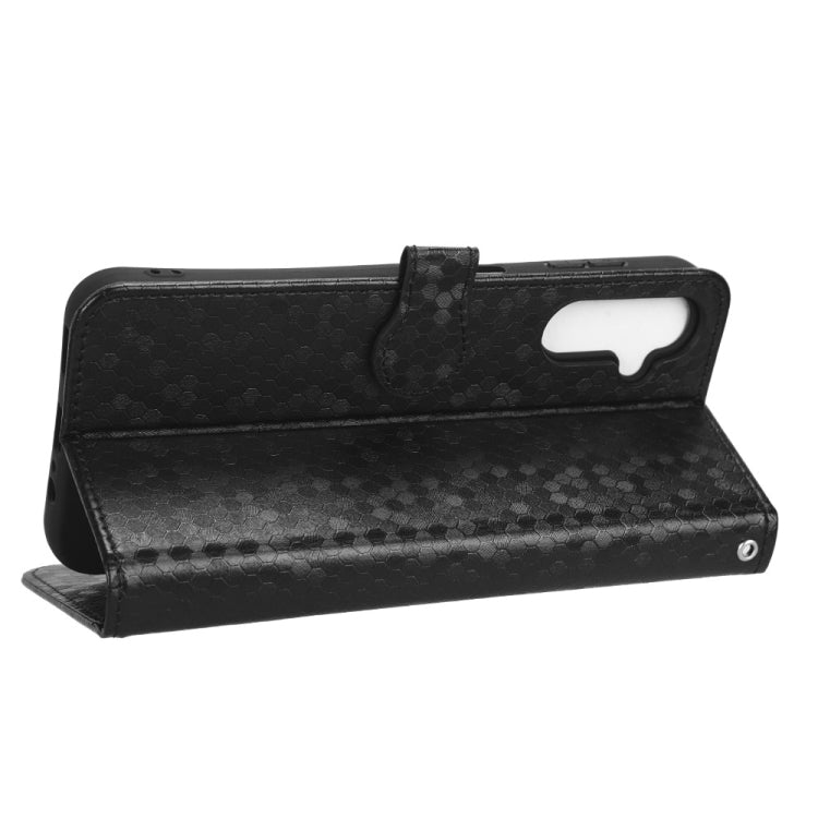 For Samsung Galaxy A14 5G Honeycomb Dot Texture Leather Phone Case