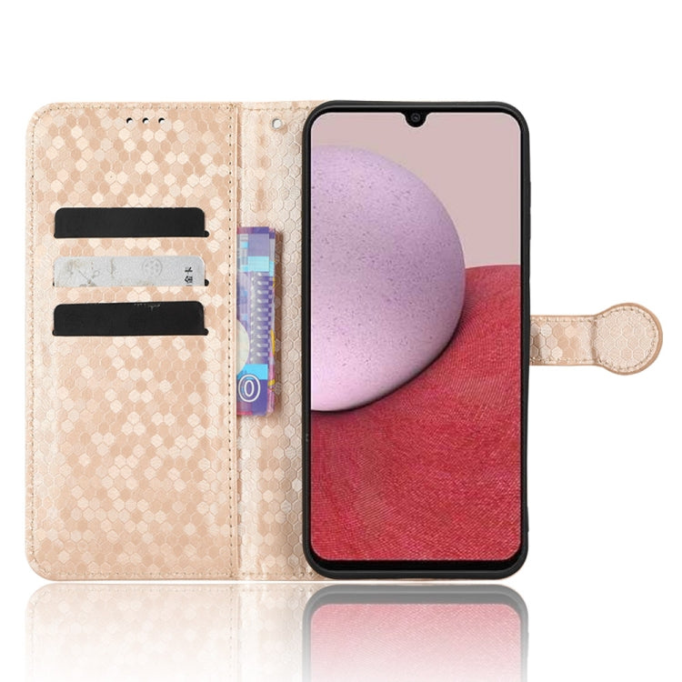 For Samsung Galaxy A14 5G Honeycomb Dot Texture Leather Phone Case