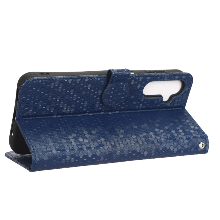 For Samsung Galaxy A14 5G Honeycomb Dot Texture Leather Phone Case