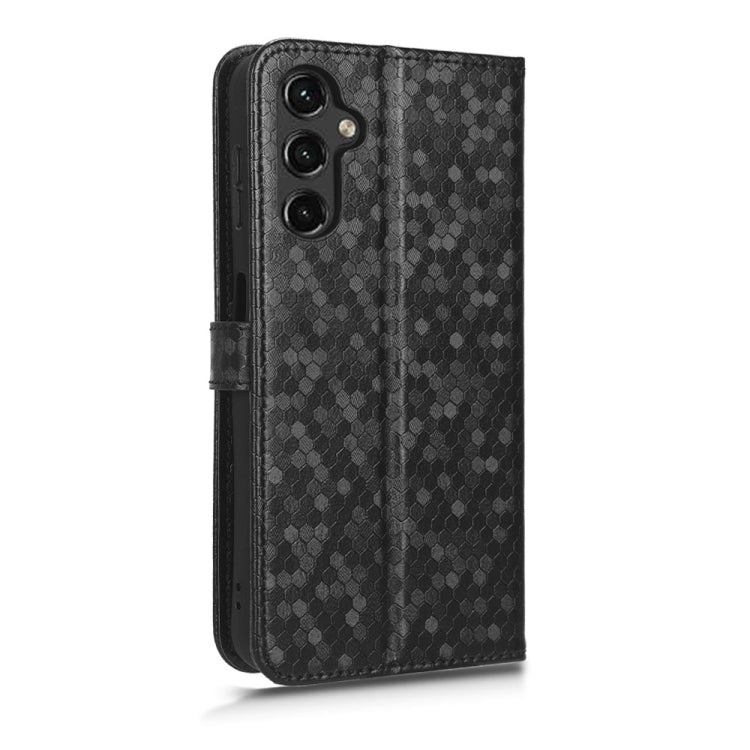 For Samsung Galaxy A14 4G Honeycomb Dot Texture Leather Phone Case