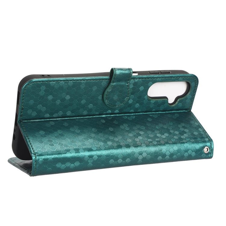 For Samsung Galaxy A14 4G Honeycomb Dot Texture Leather Phone Case