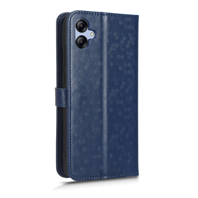 For Samsung Galaxy A04e Honeycomb Dot Texture Leather Phone Case