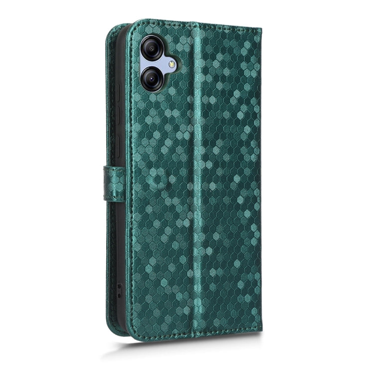 For Samsung Galaxy A04e Honeycomb Dot Texture Leather Phone Case