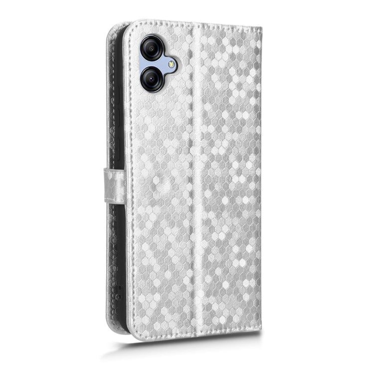 For Samsung Galaxy A04e Honeycomb Dot Texture Leather Phone Case