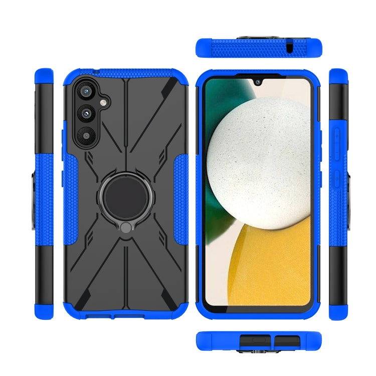 For Samsung Galaxy A34 5G Armor Bear Shockproof PC + TPU Phone Case with Ring
