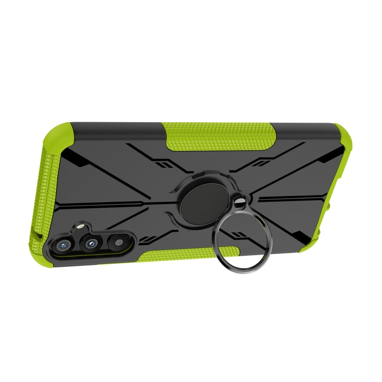 For Samsung Galaxy A34 5G Armor Bear Shockproof PC + TPU Phone Case with Ring