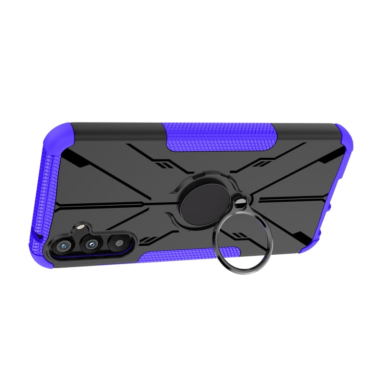For Samsung Galaxy A34 5G Armor Bear Shockproof PC + TPU Phone Case with Ring