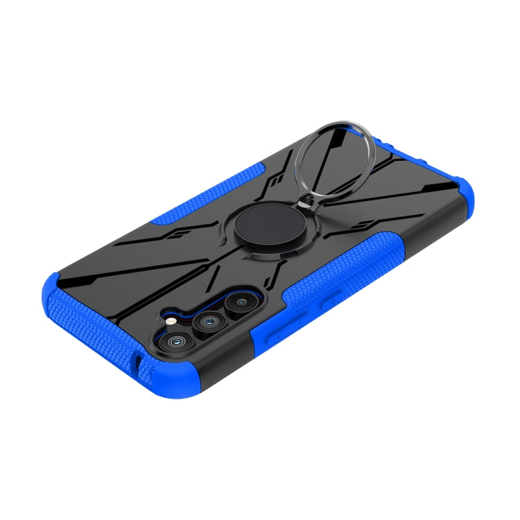 For Samsung Galaxy A54 5G Armor Bear Shockproof PC + TPU Phone Case with Ring