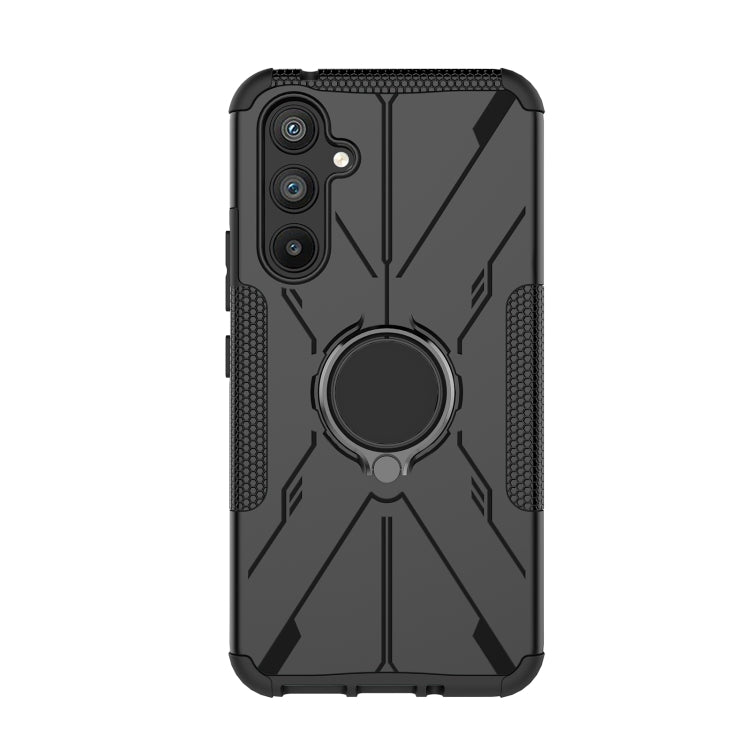 For Samsung Galaxy A54 5G Armor Bear Shockproof PC + TPU Phone Case with Ring
