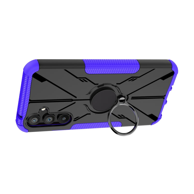 For Samsung Galaxy A54 5G Armor Bear Shockproof PC + TPU Phone Case with Ring