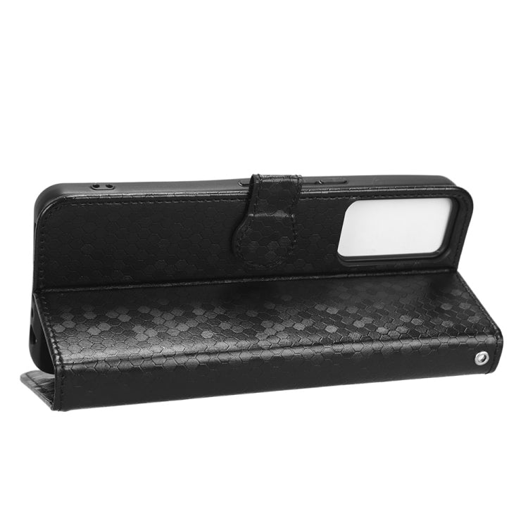 For TCL 40R Honeycomb Dot Texture Leather Phone Case