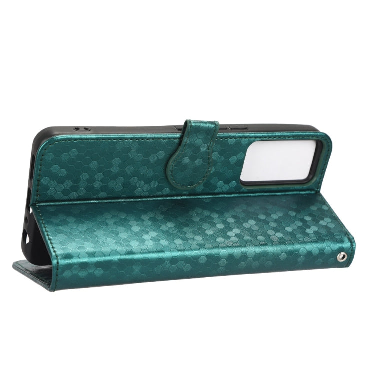 For TCL 40R Honeycomb Dot Texture Leather Phone Case