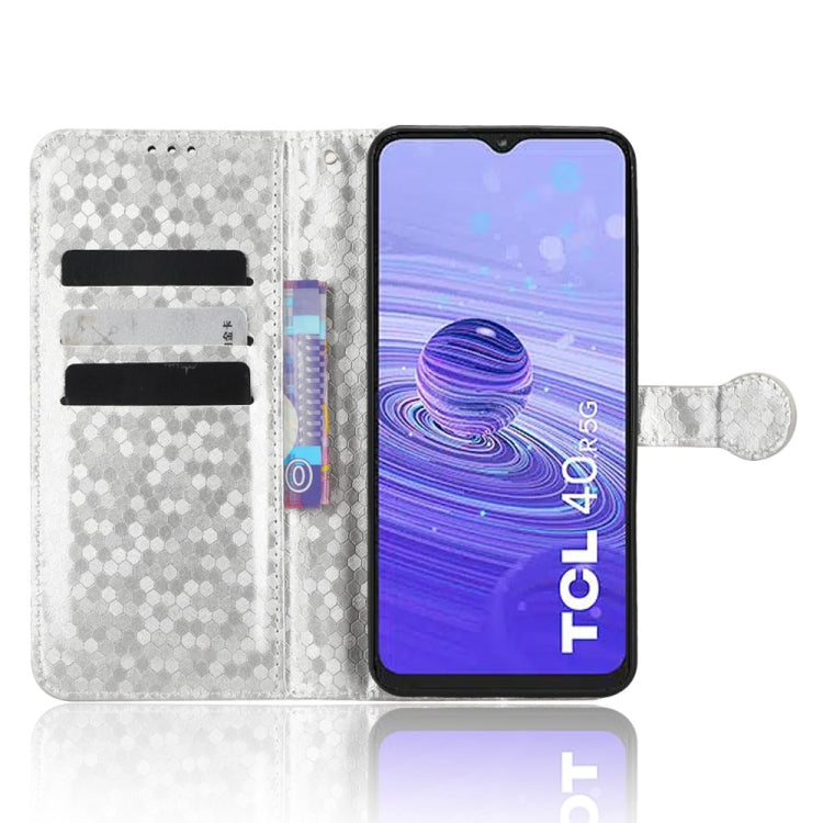 For TCL 40R Honeycomb Dot Texture Leather Phone Case