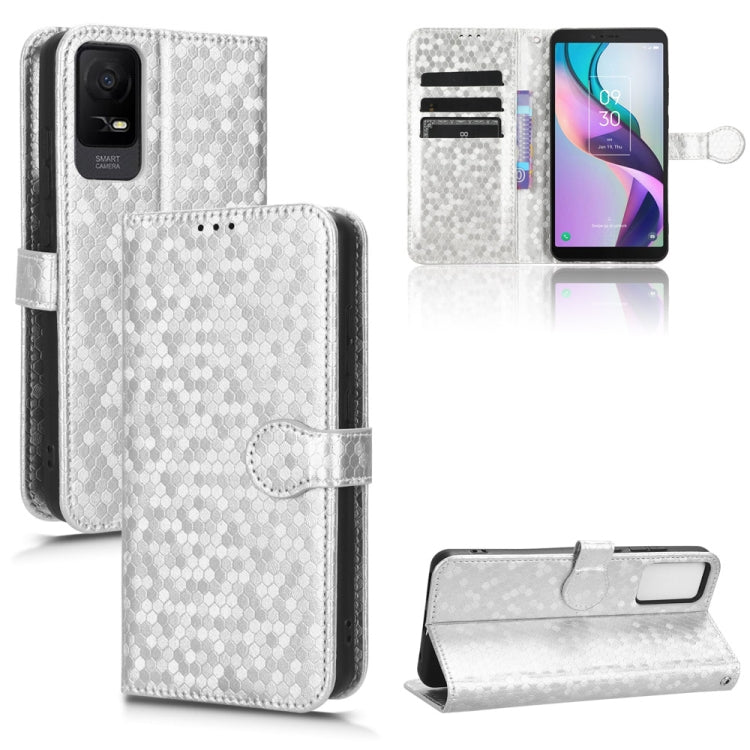 For TCL Ion X Honeycomb Dot Texture Leather Phone Case