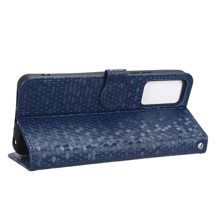 For TCL 405 / TCL 406 T506D Honeycomb Dot Texture Leather Phone Case