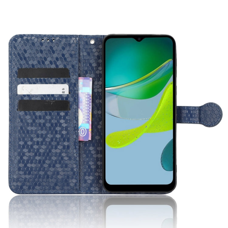 For Motorola Moto E13 4G Honeycomb Dot Texture Leather Phone Case