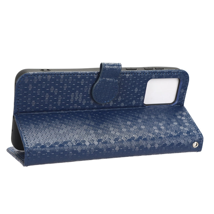 For Motorola Moto E13 4G Honeycomb Dot Texture Leather Phone Case