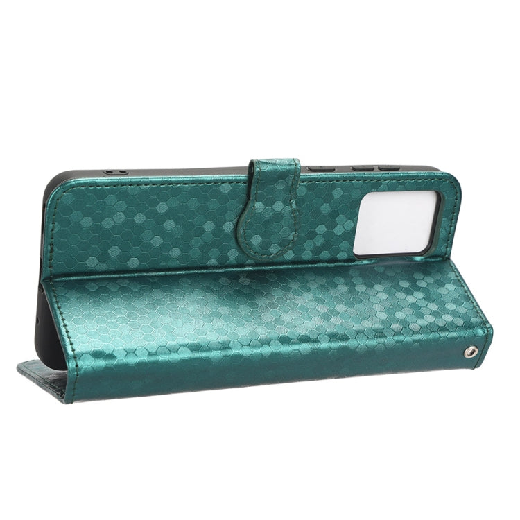 For Motorola Moto E13 4G Honeycomb Dot Texture Leather Phone Case