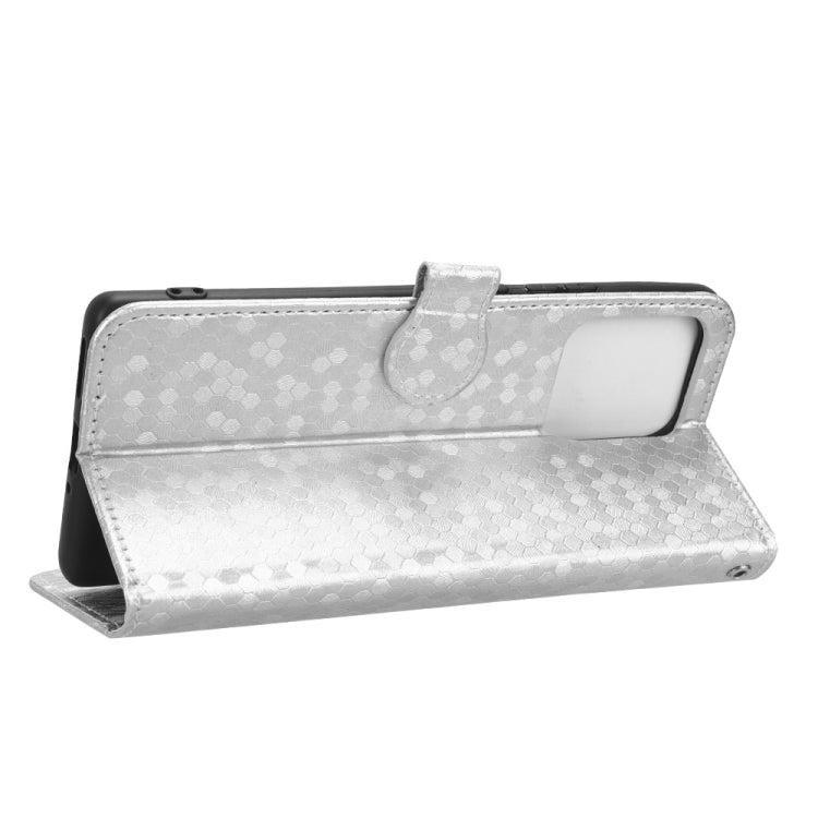 For Motorola Moto X40 Pro Honeycomb Dot Texture Leather Phone Case