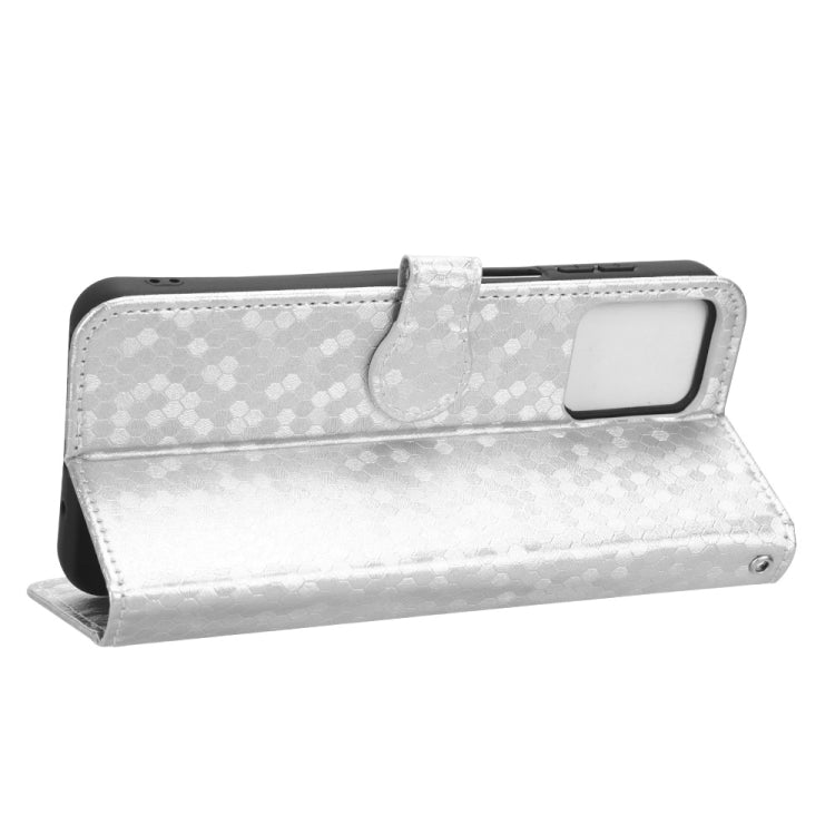 For Motorola Moto G53 5G Honeycomb Dot Texture Leather Phone Case