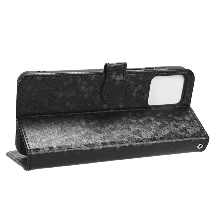 For Motorola Moto G13 / G23 4G Honeycomb Dot Texture Leather Phone Case