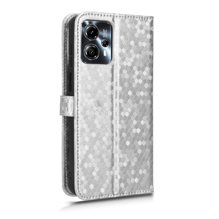 For Motorola Moto G13 / G23 4G Honeycomb Dot Texture Leather Phone Case