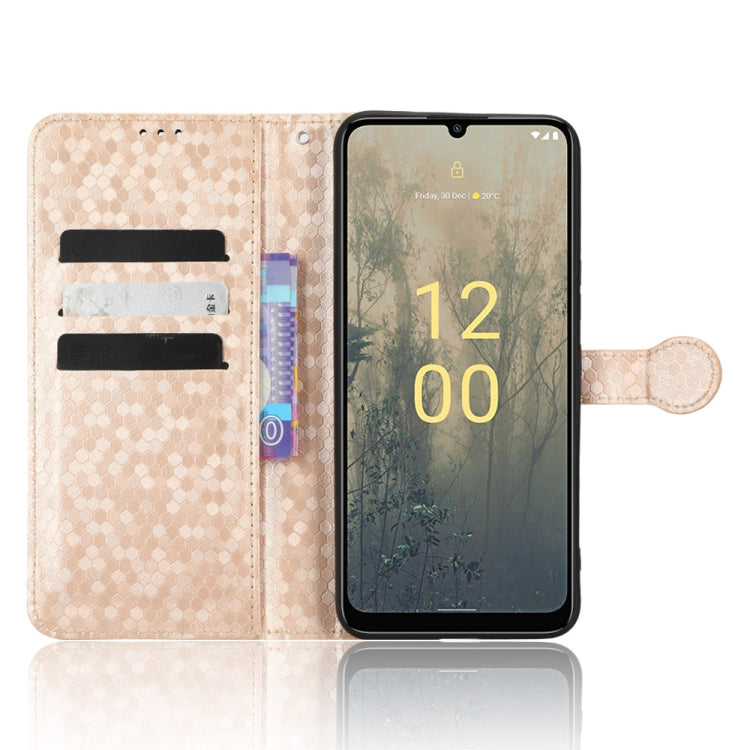 For Nokia C31 Honeycomb Dot Texture Leather Phone Case