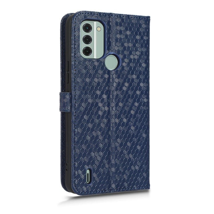 For Nokia C31 Honeycomb Dot Texture Leather Phone Case
